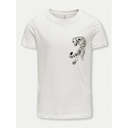 Kids ONLY T-Shirt 15331159 Biały Regular Fit ze sklepu MODIVO w kategorii T-shirty chłopięce - zdjęcie 182723504
