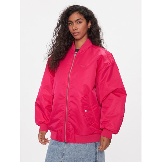 Tommy Jeans Kurtka bomber Tonal DW0DW16563 Różowy Oversize ze sklepu MODIVO w kategorii Kurtki damskie - zdjęcie 182723534