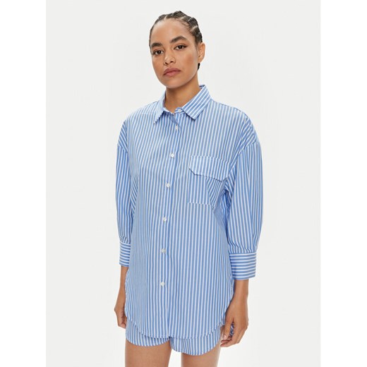 ViCOLO Koszula TB2750 Niebieski Oversize ze sklepu MODIVO w kategorii Koszule damskie - zdjęcie 182723564