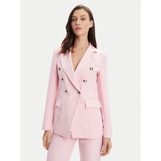 Maryley Marynarka 24EB139/43OR Różowy Regular Fit ze sklepu MODIVO w kategorii Marynarki damskie - zdjęcie 182723583