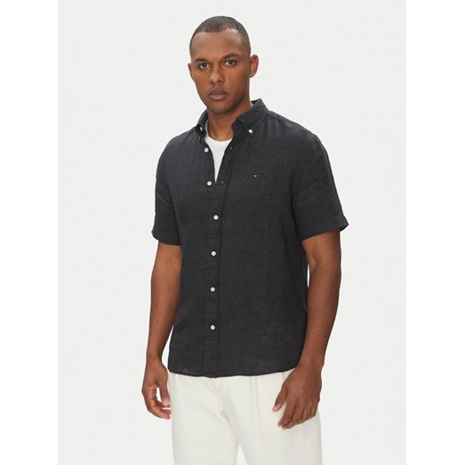 Tommy Hilfiger Koszula MW0MW35207 Czarny Regular Fit ze sklepu MODIVO w kategorii Koszule męskie - zdjęcie 182723650