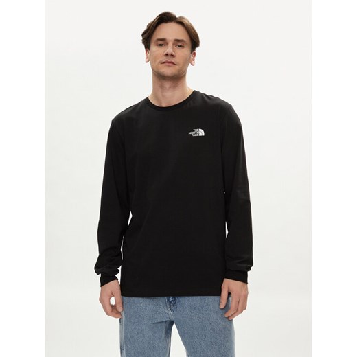 The North Face Longsleeve Easy NF0A87N8 Czarny Regular Fit ze sklepu MODIVO w kategorii T-shirty męskie - zdjęcie 182723692