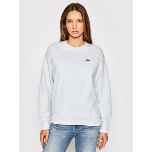 Levi's® Bluza Standard 24688-0025 Błękitny Regular Fit ze sklepu MODIVO w kategorii Bluzy damskie - zdjęcie 182723701