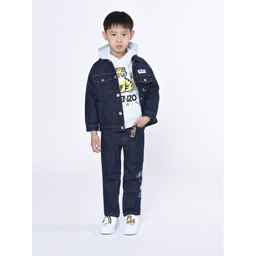 Kenzo Kids Bluza K25767 S Błękitny Regular Fit ze sklepu MODIVO w kategorii Bluzy chłopięce - zdjęcie 182723740