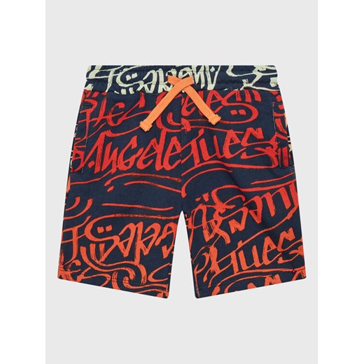 Guess Szorty sportowe N3GD00 KA6R3 Kolorowy Regular Fit ze sklepu MODIVO w kategorii Spodenki chłopięce - zdjęcie 182723741
