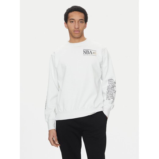 Nike Bluza FD8468 121 Biały Regular Fit ze sklepu MODIVO w kategorii Bluzy męskie - zdjęcie 182723743