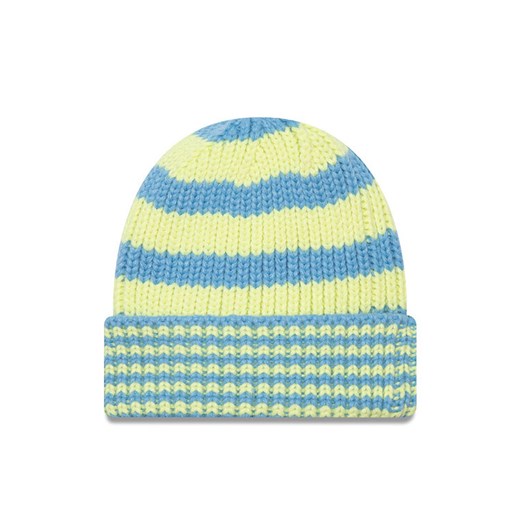 New Era Czapka Stripe Knit Bean 60565458 Niebieski ze sklepu MODIVO w kategorii Czapki zimowe damskie - zdjęcie 182723841