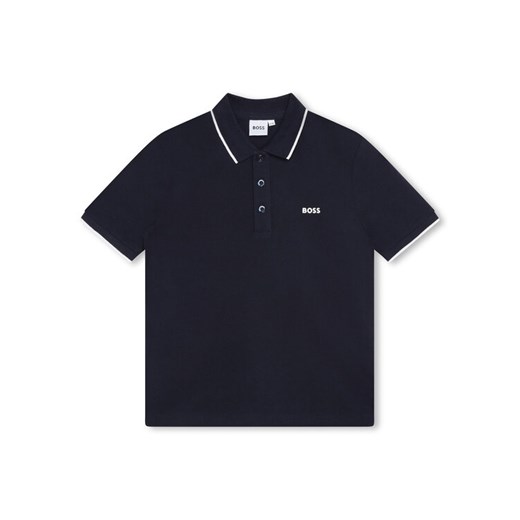 Boss Polo J25P26 D Granatowy Regular Fit ze sklepu MODIVO w kategorii T-shirty chłopięce - zdjęcie 182723880