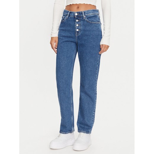 Tommy Jeans Jeansy Izzie DW0DW19536 Niebieski Slim Fit ze sklepu MODIVO w kategorii Jeansy damskie - zdjęcie 182723973