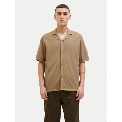 Jack&Jones Polo Orion 12268226 Beżowy Relaxed Fit ze sklepu MODIVO w kategorii T-shirty męskie - zdjęcie 182723983