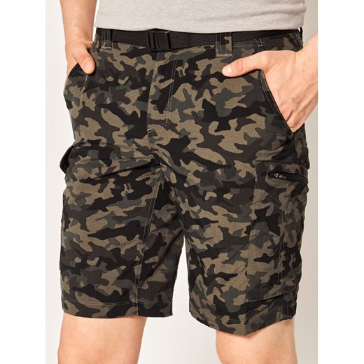 Columbia Szorty sportowe Silver Ridge II Printed Cargo 1587033 Czarny Regular Columbia 30 MODIVO