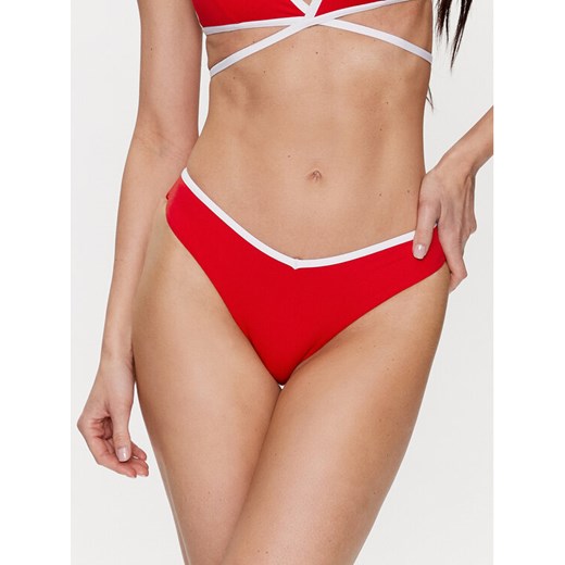 Guess Dół od bikini E3GO16 MC043 Czerwony ze sklepu MODIVO w kategorii Stroje kąpielowe - zdjęcie 182724004