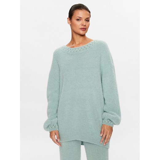 La Perla Sweter 0055940 Zielony Relaxed Fit ze sklepu MODIVO w kategorii Swetry damskie - zdjęcie 182724033