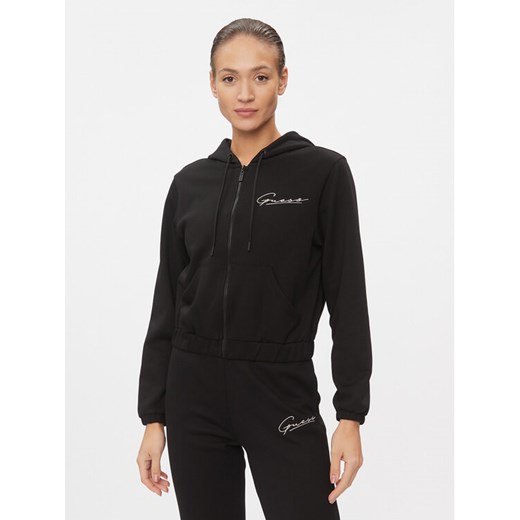 Guess Bluza Allycia V4RQ02 KC3D2 Czarny Regular Fit ze sklepu MODIVO w kategorii Bluzy damskie - zdjęcie 182724070