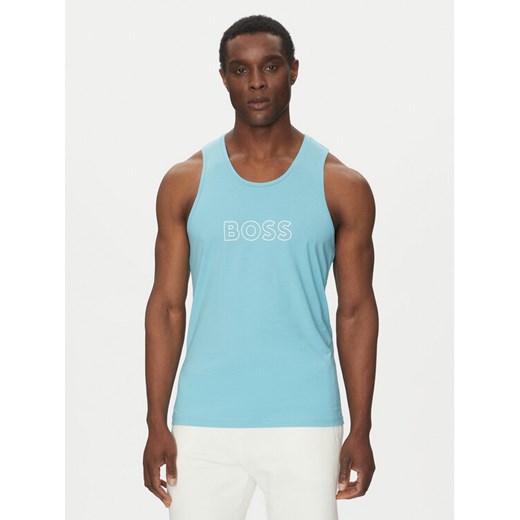 BOSS Tank top Beach 50491711 Błękitny Regular Fit M MODIVO