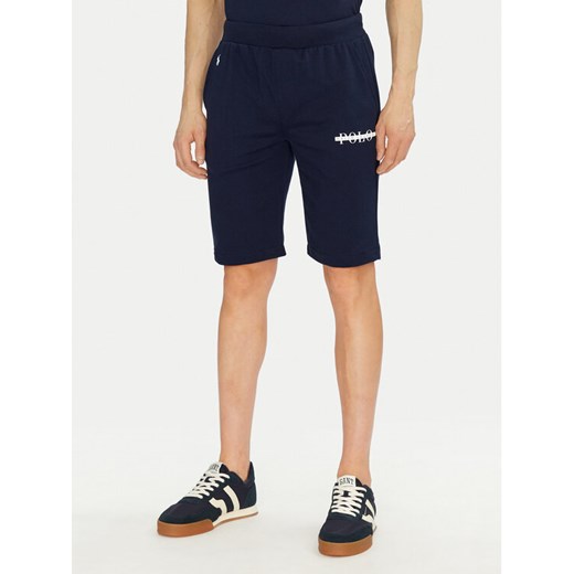 Polo Ralph Lauren Szorty sportowe 714966107003 Granatowy Regular Fit ze sklepu MODIVO w kategorii Spodenki męskie - zdjęcie 182724122