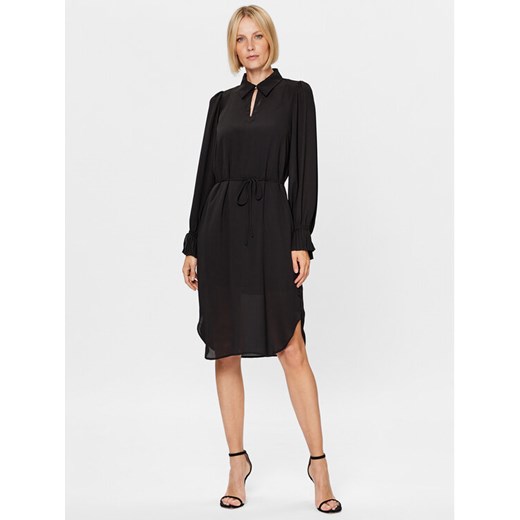 Bruuns Bazaar Sukienka codzienna Camilla Adda BBW3299 Czarny Regular Fit ze sklepu MODIVO w kategorii Sukienki - zdjęcie 182724161
