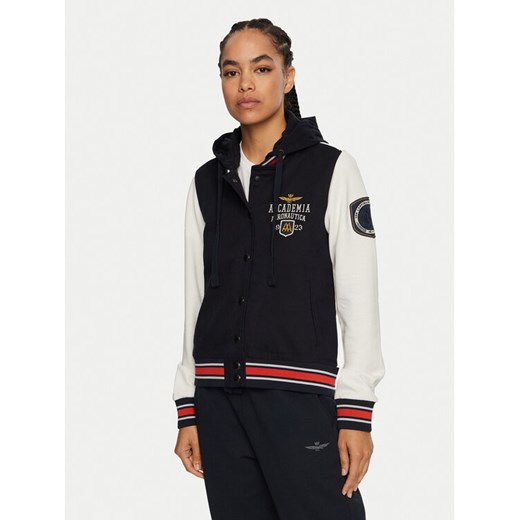 Aeronautica Militare Bluza 242AF482DF511 Granatowy Regular Fit ze sklepu MODIVO w kategorii Bluzy damskie - zdjęcie 182724242