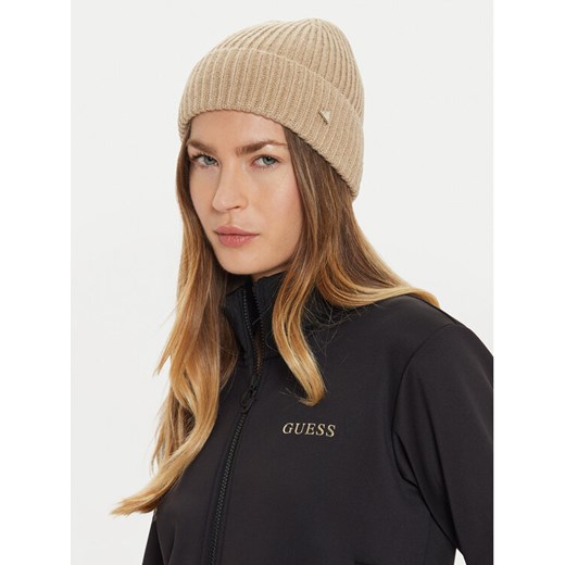 Guess Czapka AW5236 WOL01 Beżowy ze sklepu MODIVO w kategorii Czapki zimowe damskie - zdjęcie 182724250