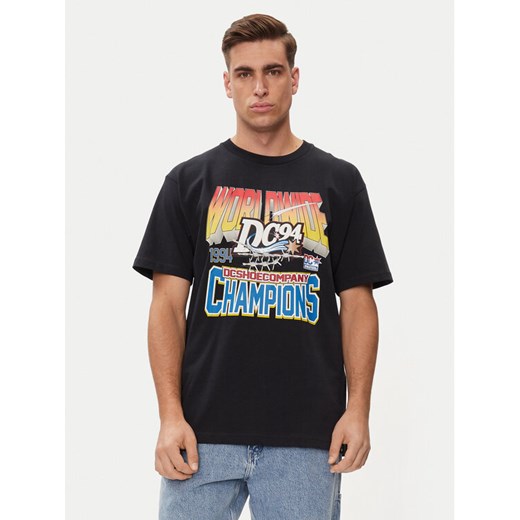 DC T-Shirt 94 Champs Hss ADYZT05343 Czarny Regular Fit ze sklepu MODIVO w kategorii T-shirty męskie - zdjęcie 182724330