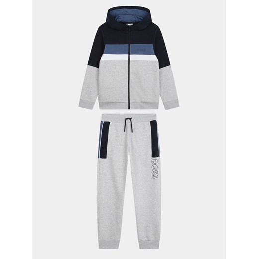 Boss Dres J50627 S Szary Regular Fit ze sklepu MODIVO w kategorii Dresy chłopięce - zdjęcie 182724332