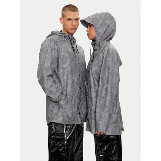 Rains Kurtka przeciwdeszczowa Jacket W3 12010 Szary Regular Fit Rains L MODIVO