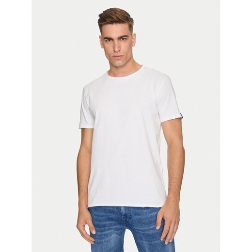Replay T-Shirt M3590A.000.2660 Biały Regular Fit ze sklepu MODIVO w kategorii T-shirty męskie - zdjęcie 182724453