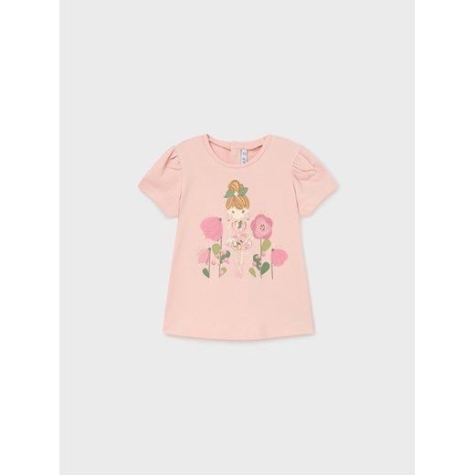 Mayoral T-Shirt 1005 Różowy Regular Fit ze sklepu MODIVO w kategorii Koszulki niemowlęce - zdjęcie 182724460