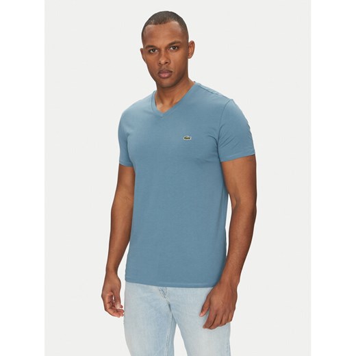 Lacoste T-Shirt TH6710 Zielony Regular Fit ze sklepu MODIVO w kategorii T-shirty męskie - zdjęcie 182724532
