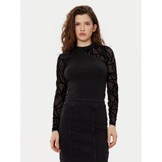ONLY Bluzka Colette 15337504 Czarny Regular Fit ze sklepu MODIVO w kategorii Bluzki damskie - zdjęcie 182724661