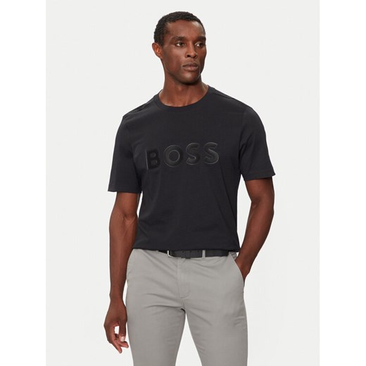 Boss T-Shirt Tee 1 50512866 Czarny Regular Fit ze sklepu MODIVO w kategorii T-shirty męskie - zdjęcie 182724691