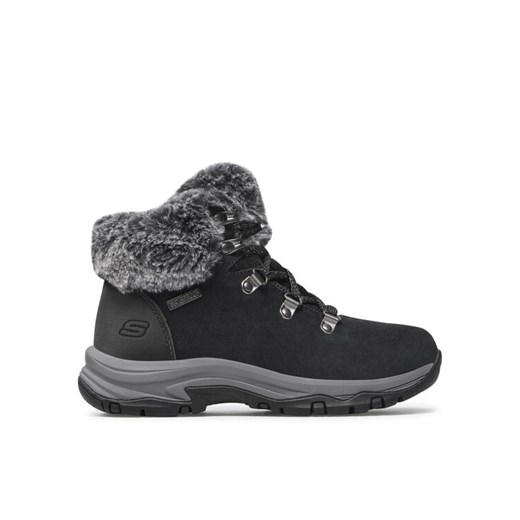 Skechers Botki Falls Finest 167178/BLK Czarny ze sklepu MODIVO w kategorii Workery damskie - zdjęcie 182724773