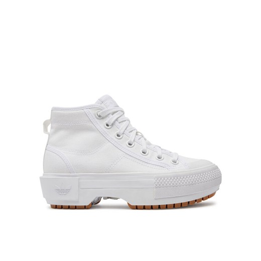adidas Sneakersy Nizza Trek W GZ8858 Biały ze sklepu MODIVO w kategorii Buty sportowe damskie - zdjęcie 182724821
