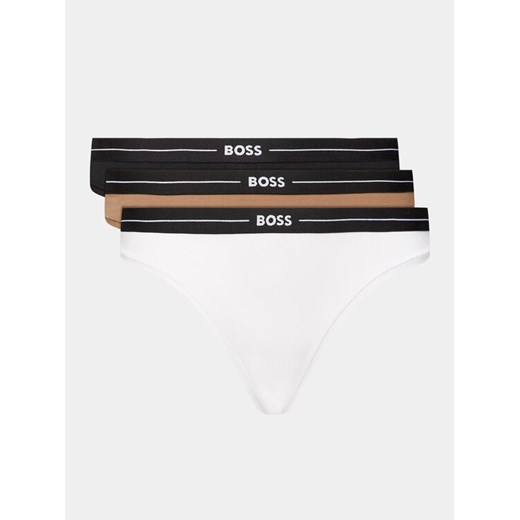 Boss Komplet 3 par fig klasycznych 50510016 Kolorowy ze sklepu MODIVO w kategorii Majtki damskie - zdjęcie 182724883