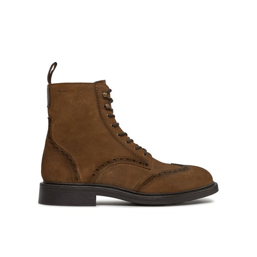 Gant Trzewiki Millbro Mid Boot 27643417 Zielony ze sklepu MODIVO w kategorii Buty zimowe męskie - zdjęcie 182724961