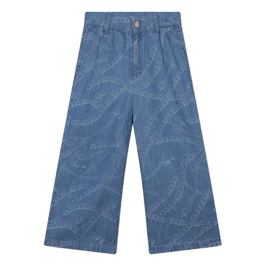 MICHAEL KORS KIDS Spodnie materiałowe R14145 S Niebieski Loose Fit ze sklepu MODIVO w kategorii Spodnie dziewczęce - zdjęcie 182724983