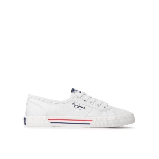 Pepe Jeans Tenisówki Brady W Basic PLS31287 Biały Pepe Jeans 41 MODIVO