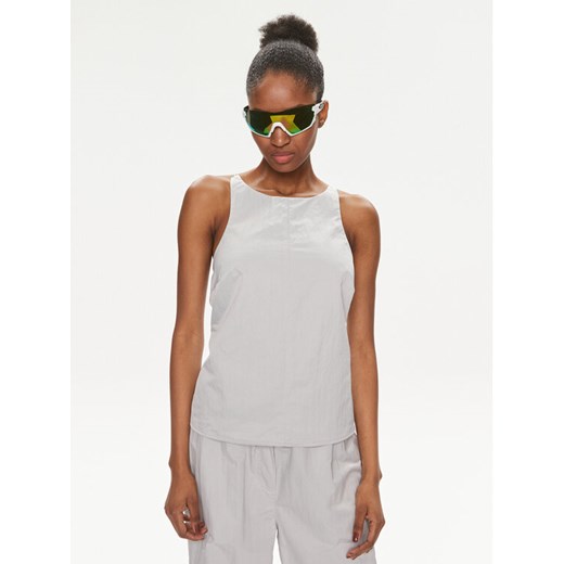 Calvin Klein Jeans Top Parachute J20J223131 Szary Relaxed Fit ze sklepu MODIVO w kategorii Bluzki damskie - zdjęcie 182725120