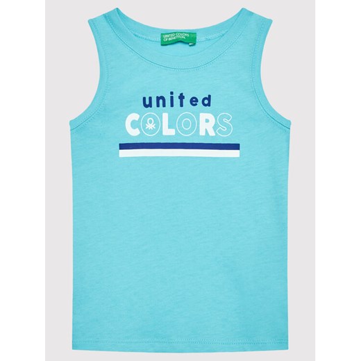 United Colors Of Benetton Top 3I1XGH002 Niebieski Regular Fit ze sklepu MODIVO w kategorii Koszulki niemowlęce - zdjęcie 182725144
