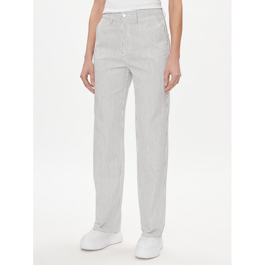 ONLY Spodnie materiałowe Merle 15312896 Biały Wide Leg ze sklepu MODIVO w kategorii Spodnie damskie - zdjęcie 182725173