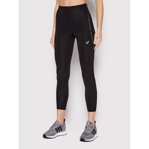 Asics Legginsy Race 2012C347 Czarny Slim Fit ze sklepu MODIVO w kategorii Spodnie damskie - zdjęcie 182725223