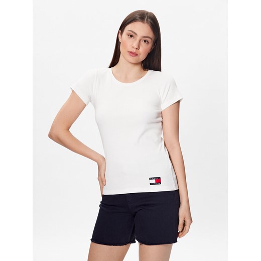 Tommy Hilfiger T-Shirt UW0UW04397 Écru Regular Fit Tommy Hilfiger M MODIVO