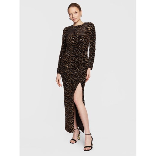 Guess Sukienka wieczorowa W3RK82 KBJD0 Czarny Slim Fit ze sklepu MODIVO w kategorii Sukienki - zdjęcie 182725253