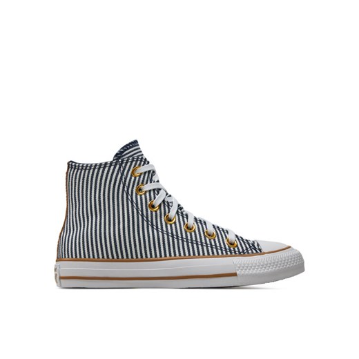 Converse Trampki Chuck Taylor All Star Herringbone Stripe A07232C Niebieski ze sklepu MODIVO w kategorii Trampki damskie - zdjęcie 182725284
