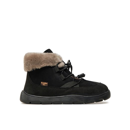 Froddo Trzewiki Zeru Tex Cosy Barefoot G3110258-5 S Czarny ze sklepu MODIVO w kategorii Buty zimowe dziecięce - zdjęcie 182725302