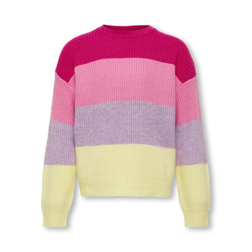 Kids ONLY Sweter 15207169 Kolorowy Regular Fit ze sklepu MODIVO w kategorii Swetry dziewczęce - zdjęcie 182725341