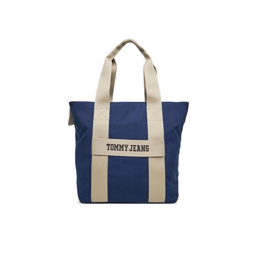 Tommy Jeans Torba Tjm Retro Cool Tote AM0AM13278 Granatowy ze sklepu MODIVO w kategorii Torby męskie - zdjęcie 182725371