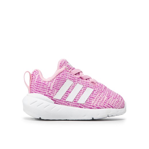 adidas Sneakersy Swift Run 22 El I GW8185 Różowy ze sklepu MODIVO w kategorii Buty sportowe dziecięce - zdjęcie 182725384