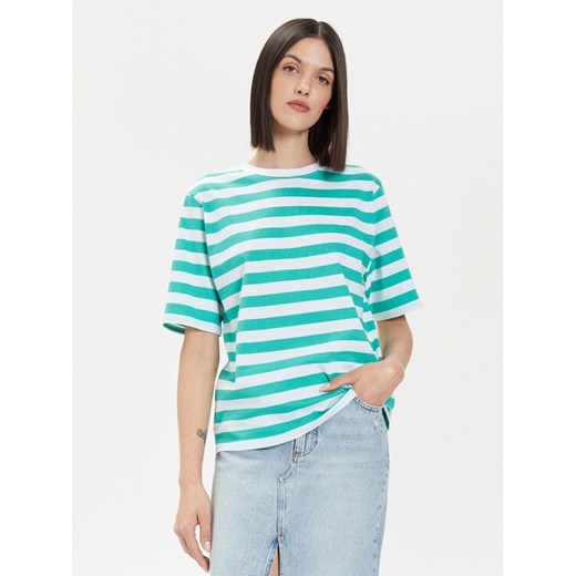 United Colors Of Benetton T-Shirt 34KUD107E Zielony Comfort Fit ze sklepu MODIVO w kategorii Bluzki damskie - zdjęcie 182725414