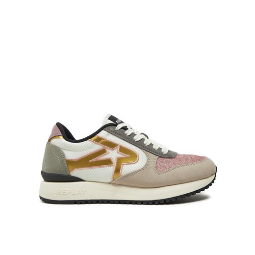 REPLAY Sneakersy GWS9O.000.C0003T Szary ze sklepu MODIVO w kategorii Buty sportowe damskie - zdjęcie 182725421